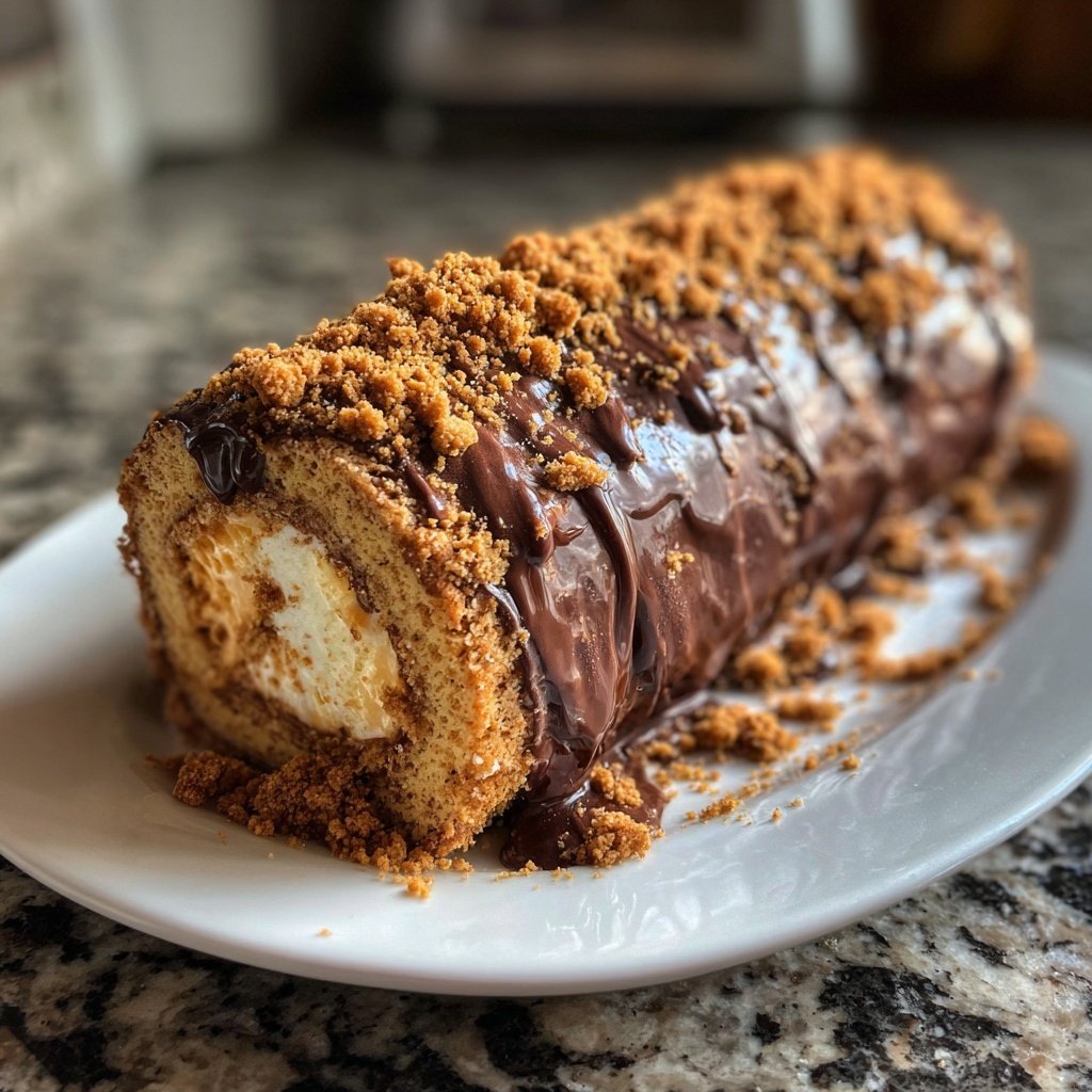 Bûche au Spéculoos Gourmande et Fondante