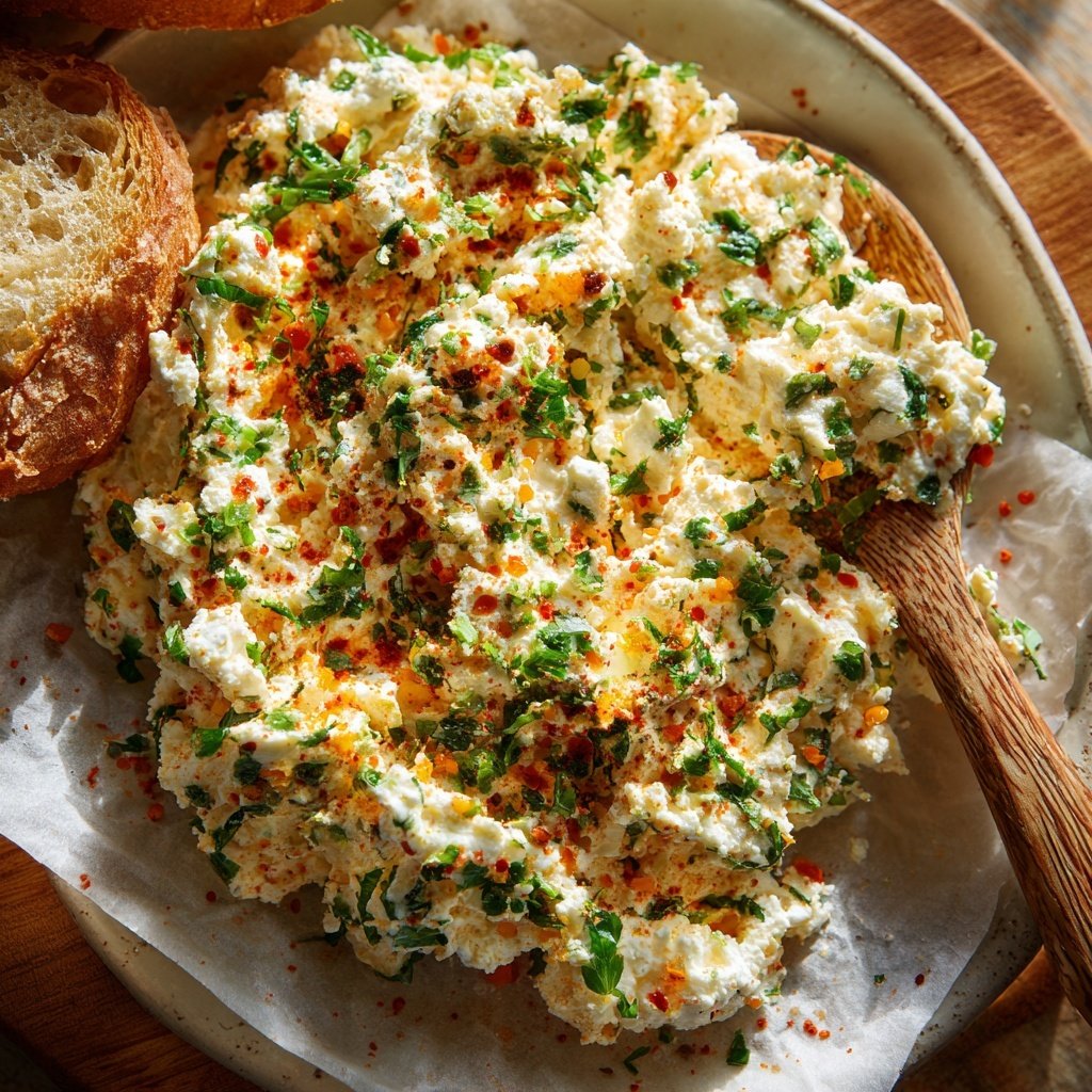 Tartinade végétale au cottage cheese