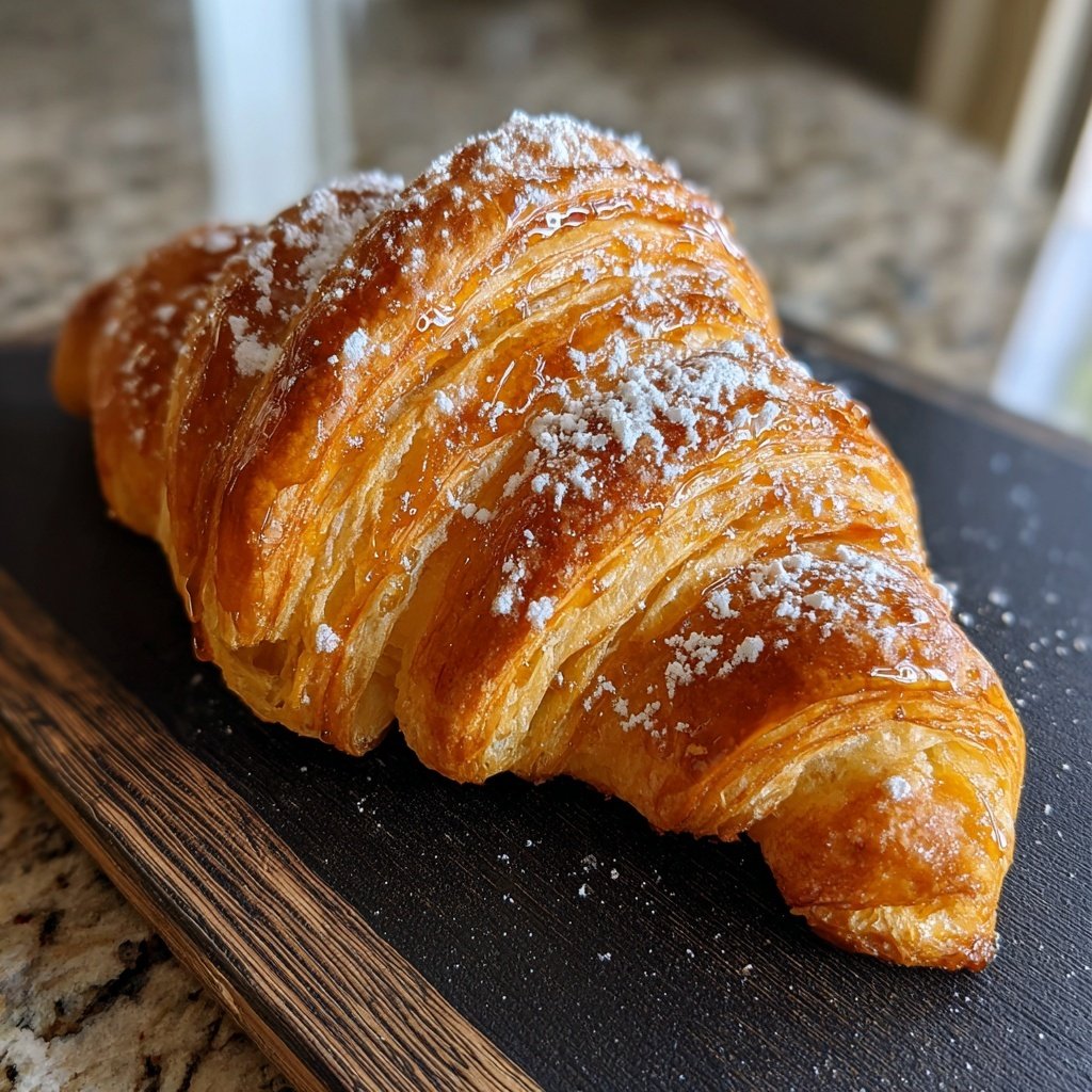 Extase croissant au sirop d’érable