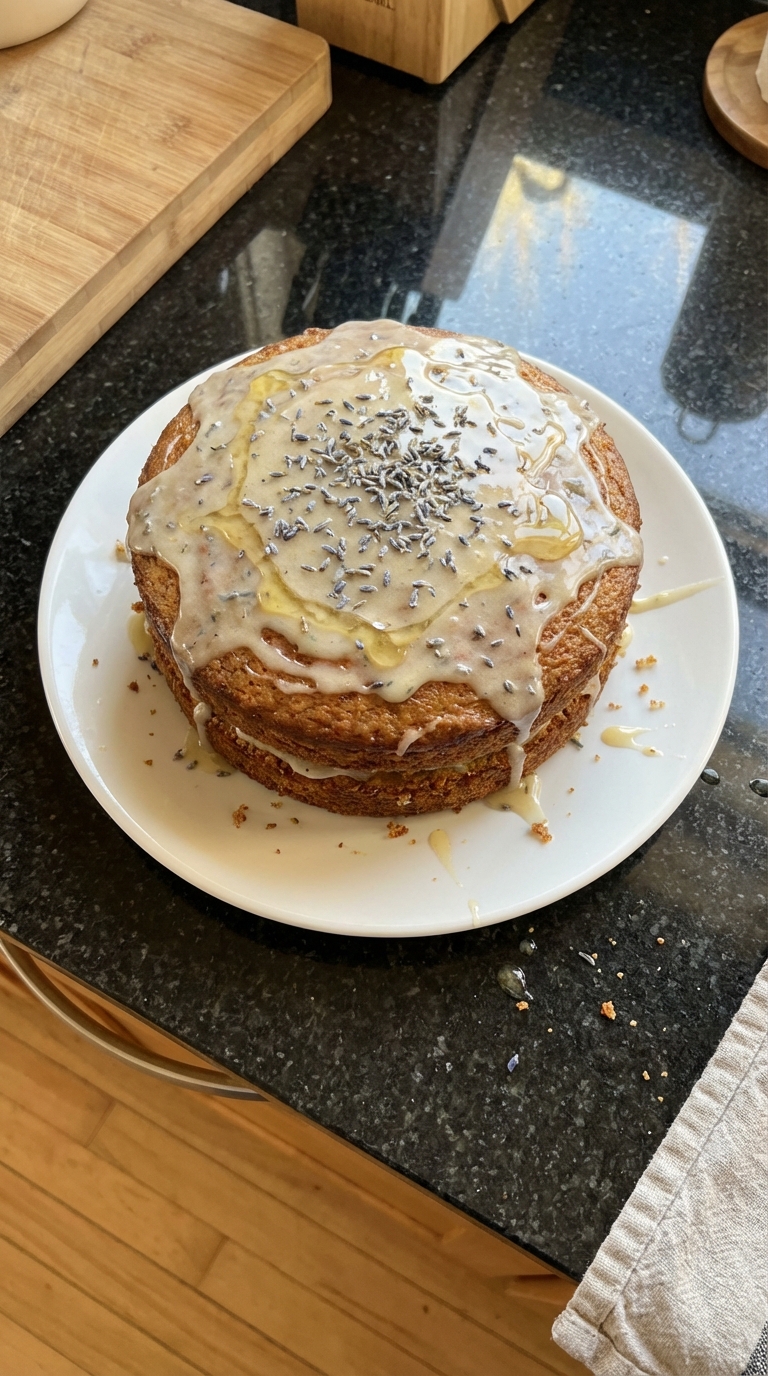 Gâteau Miel et Lavande de Galentine