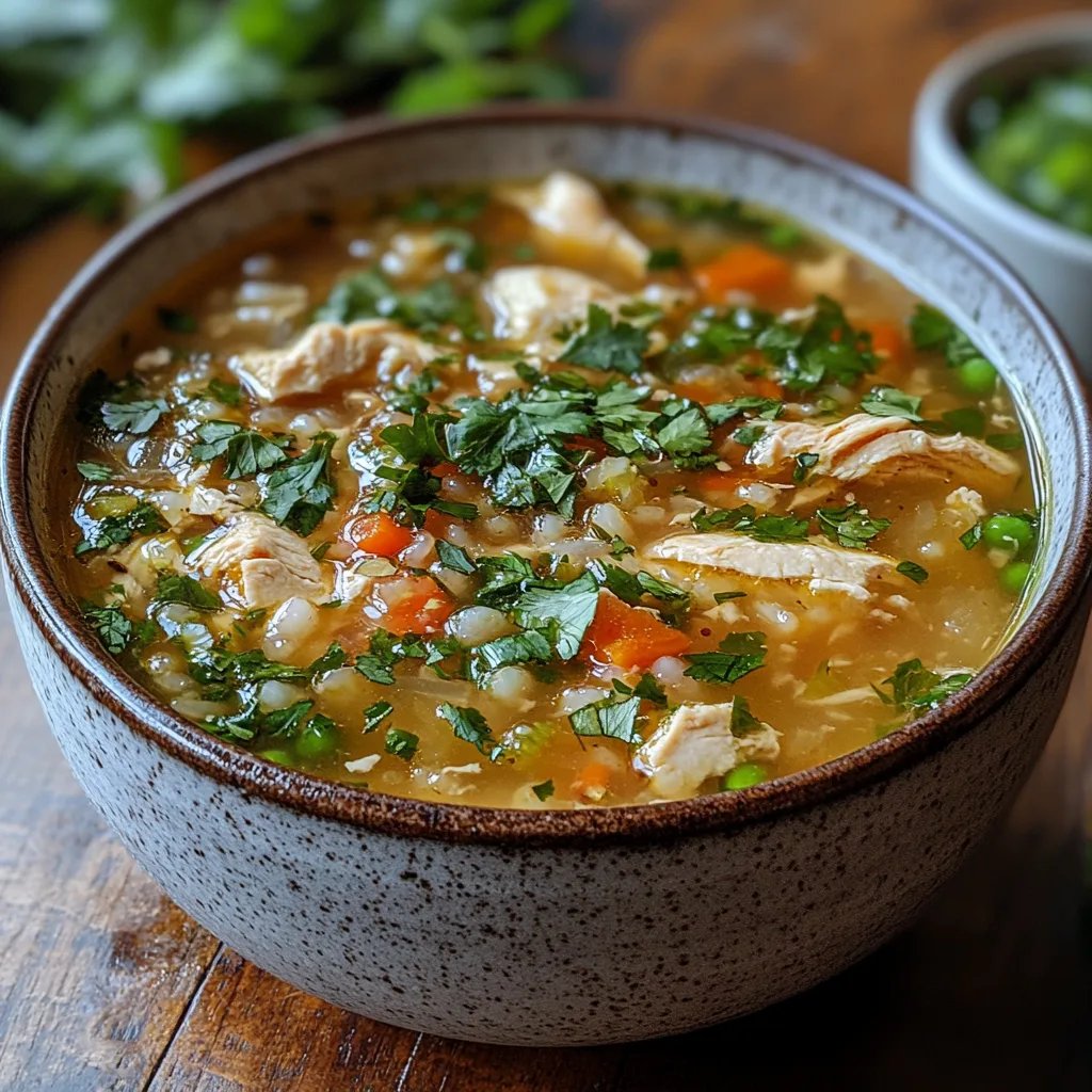 Soupe de Poulet au Gingembre et Citron Vert : Une Recette Incroyable Ultime
